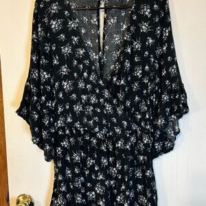 American Eagle Floral Romper